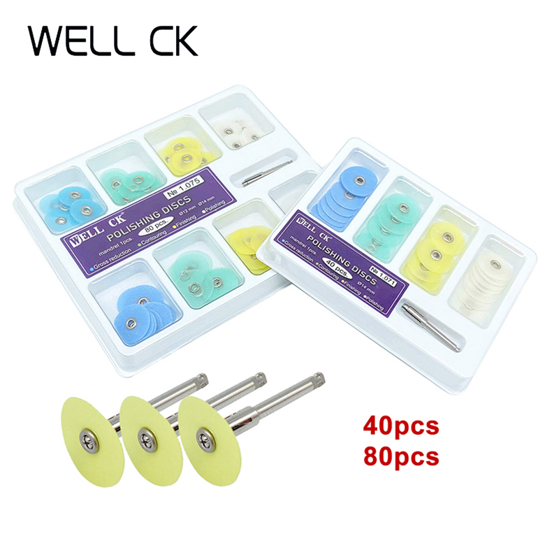 Teeth Whitening Kit - WELL CK 40/80 pièces disques de