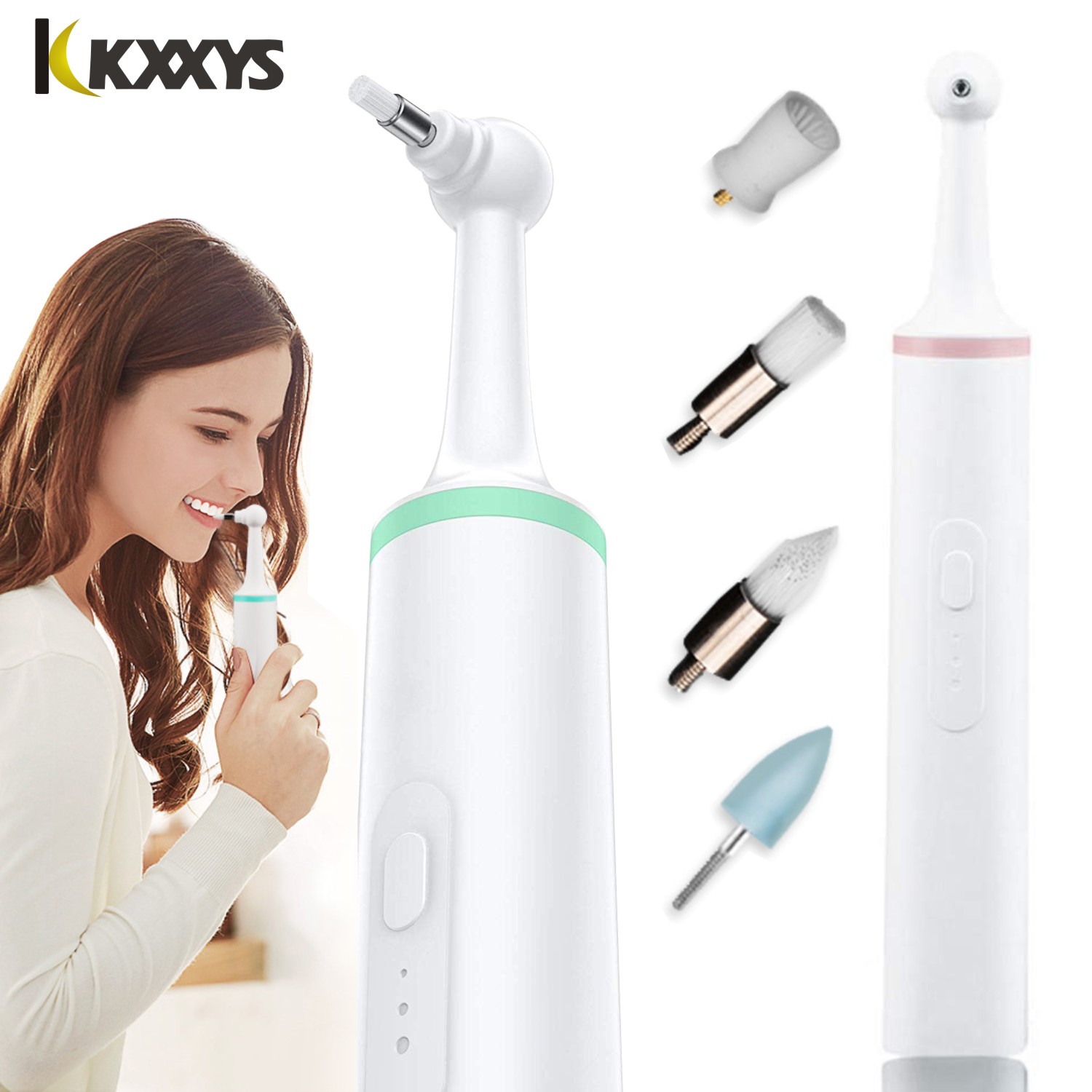 Teeth Whitening Kit - Brosse rotative de blanchiment des dents,